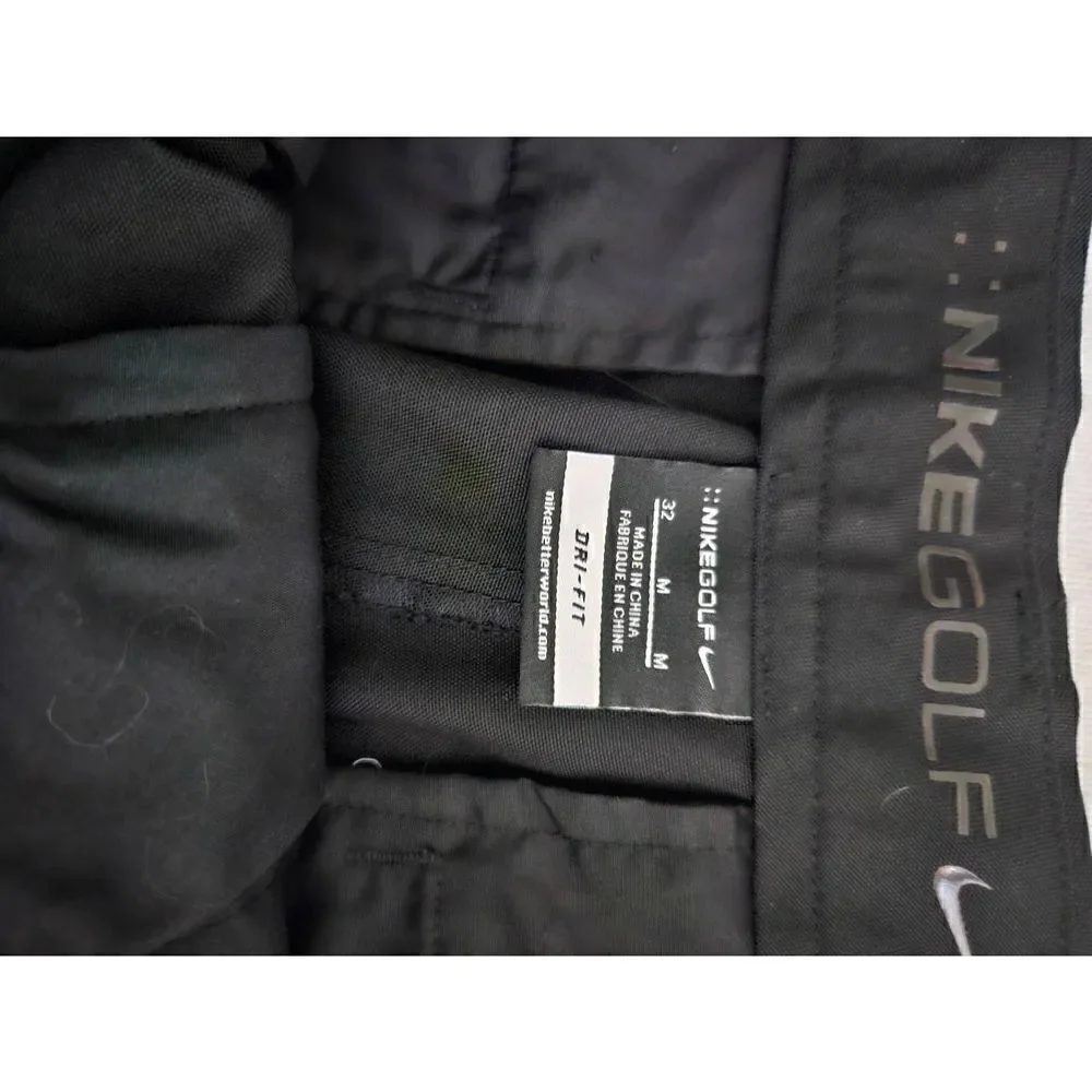 Nike Golf men's black shorts. Size 32.